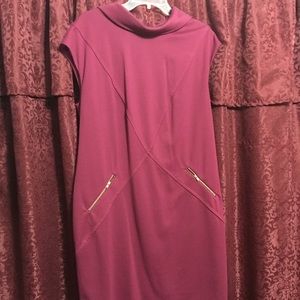 Fun zipper accent dress.